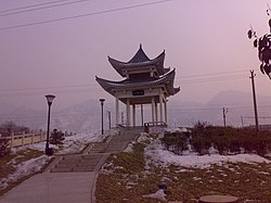 A park in Huazhou District