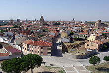 Arévalo as seen from the Castle.