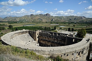 Teatro romano de Aspendos ben conservado