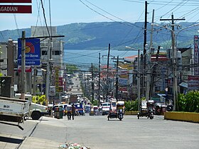 F.S. Pajares Ave. in Pagadian City, showing the view of Illana Bay in the background