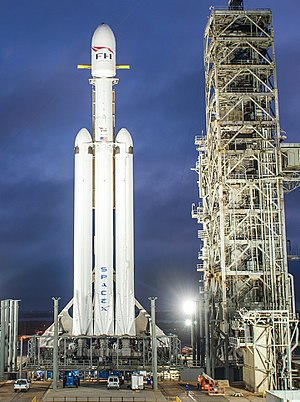 Falcon Heavy na rampě 39A