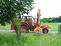 Fendt-Geräteträger mit Mulcher im Kommunaleinsatz