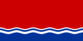 Rubová strana vlajky Lotyšské SSR (1981–1988/90)