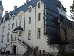 Vue du pignon fermé après l'explosion de 1800.