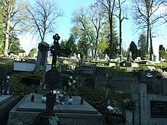 Historical cemetery in Dolný Kubín, Slovakia, autumn 2023 - 03.jpg