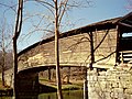 The Humpback Covered Bridge in Alleghany County, Virginia