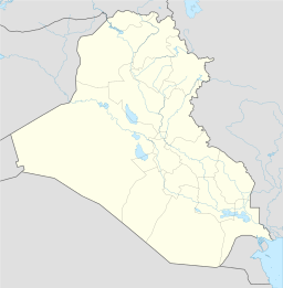 الوركاء على خريطة العراق