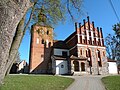 Historic church in Jonkowo. Napoleon visited the parsonage in Jonkowo the day after the battle[8]