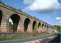 Der Lothianbridge Viaduct auf der Waverley Line