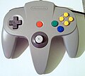 White/gray standard controller from Nintendo