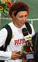 Tatjana Lebedewa blieb als Vierte hier noch ohne Medaille – in den kommenden Jahren errang sie große Erfolge