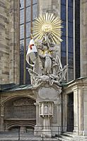 Monument in Vienna, near St. Stephen's Cathedral