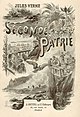 Illustration de couverture de Seconde Patrie de Jules Verne.