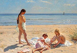 Día de verano en la playa de Skagen (1907)