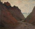 The Sunken Road in the Cliff at Varangeville (1882)- The New Art Gallery Walsall