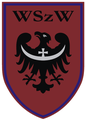 Oznaka rozpoznawcza WSzW Wrocław na mundur wyjściowy.