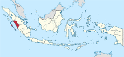 Položaj Zapadne Sumatre