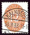 Official Stamp, 12 Pfg issue 1932, cancelled KALKBERGE in 1933. MiD129