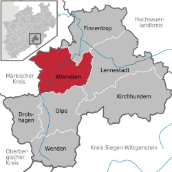 Attendorn – Mappa