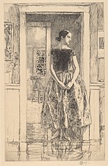 Modern Elbiseli Kız, 1922, Ulusal Sanat Galerisi