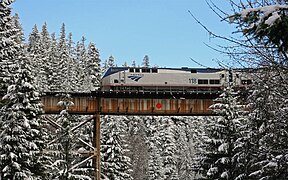 Amtrak train, Oregon, United States