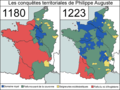 Le royaume de France sous Philippe Auguste 1180-1223.