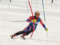Slalom på ski og i kajak