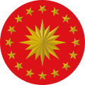 Türkiye Cumhuriyeti Cumhurbaşkanlığı Forsu Presidential Seal of the Republic of Turkey Sceau Présidentiel de la République de Turquie Emblem des türkischen Präsidenten Sello del Presidente de la República de Turquía Selo Presidencial de República da Turquia ختم الرئاسية لجمهورية تركيا Герб Президента Туреччини