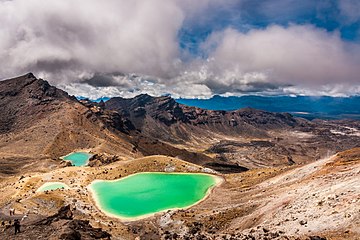 The Emerald Lakes, Mount Tongariro