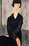 La robe noire, Modigliani