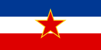 Bandera de la República Federativa Socialista de Yugoslavia