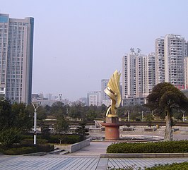 Het plein Jinyuan in Xiangtan