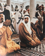 King Khalid Praying at a Mosque.png