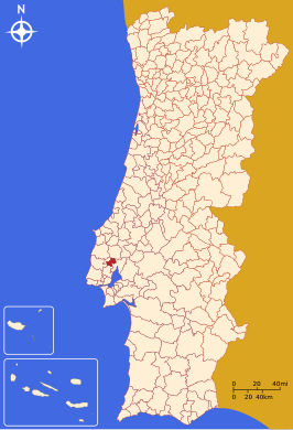 Locatie van Arruda dos Vinhos