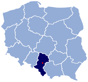 Poziția localității Chorzów