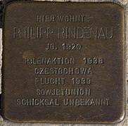 Philipp Rindenau Stolperstein Luckenwalde.jpg