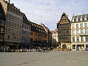 Plaza de la Catedral en Estrasburgo