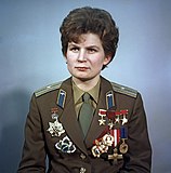 La cosmonauta Valentina Vladimirovna Tereshkova fue la primera mujer en volar en el espacio, a bordo del Vostok 6 el 16 de junio de 1963.