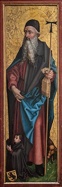 Saint Antoine présentant Jean d'Orlier