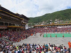 Scenes from Tsechu Festival and festivities at Tashichho Dzong in Thimphu during LGFC - Bhutan 2019 (133).jpg