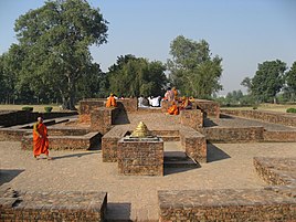 Gandhakuti (Buddha's hut) in Jetavana.