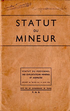 Francuski statut rudara iz 19. vijeka