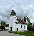 Čeština: Kostel ve vsi Sumrakov, Studená v okrese Jindřichův Hradec, Jihočeský kraj. English: Church in the village of Sumrakov, Jindřichův Hradec District, South Bohemian Region, Czech Republic, part of Studená.