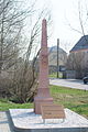 Nachbildung der Postmeilensäule Nr. 4 von 1722 in Erlau