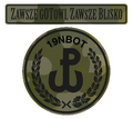 Oznaka rozpoznawcza 19 NBOT na mundur polowy.