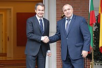 Борисов на среща с испанския премиер Сапатеро, 2011 г.