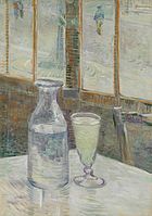 Cafébord med absint, 1887. van Gogh-museet, Amsterdam.