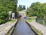 Chirk Tunnel, including the N and S portals, and Chirk Basin