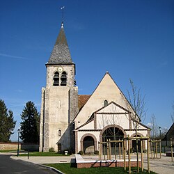 The church in Chuelles
