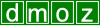 "dmoz" in white on a green background with each letter in a separate square